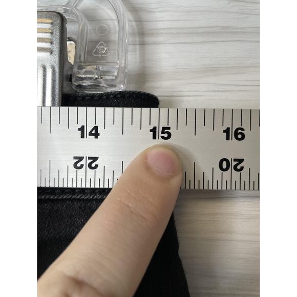 Gloria Vanderbilt Amanda Slim Jeans Womens 6 Black Average Slim Fit Stretch - Picture 4 of 14